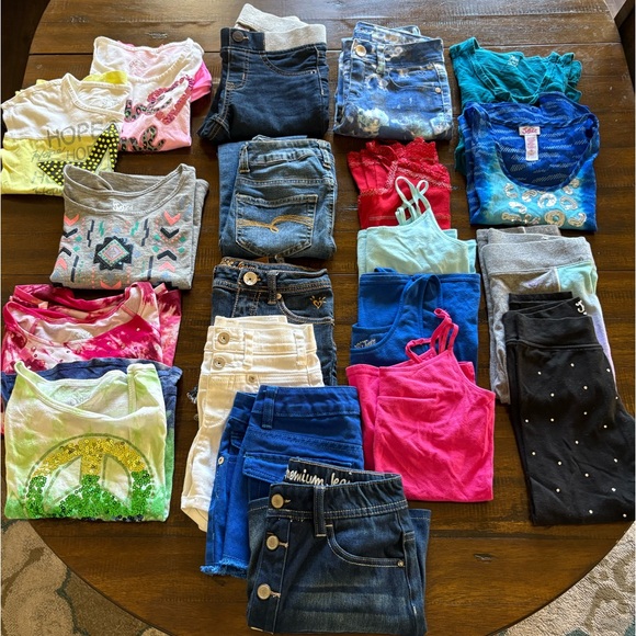 20pc Lot of Girl’s Justice Clothes, Sz. 8, Lightly Worn, Fun, Colorful, Stylish - Picture 1 of 16